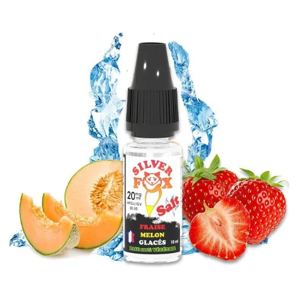 E-liquide sel Fraise Melon Glacé - Silverfox