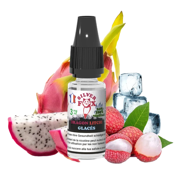 E-liquide sel Dragon Litchi Glacé - Silverfox