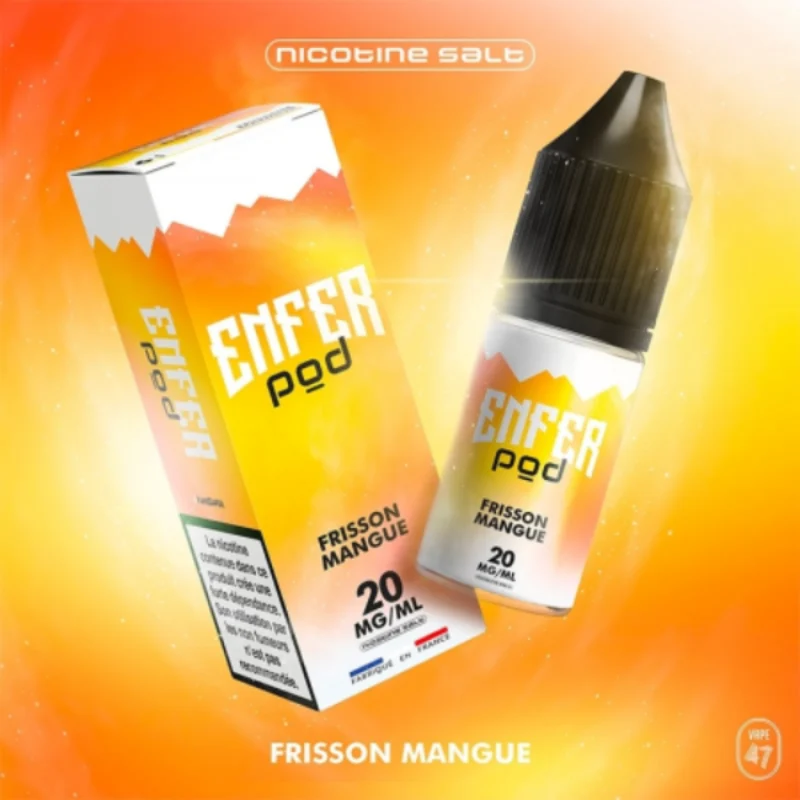 E-LIQUIDE SEL FRISSON MANGUE - ENFER POD