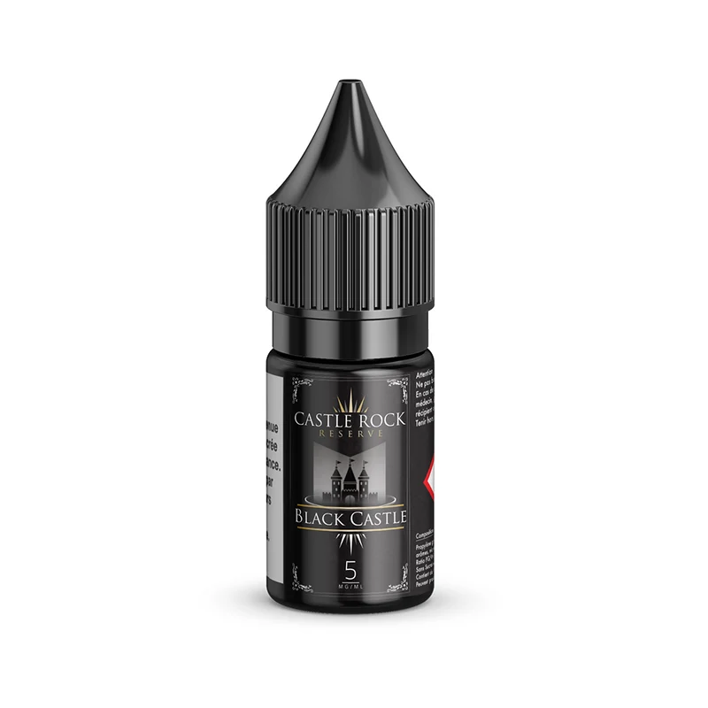 Pack 5 E-liquides Black Castle 10ml - Castle Rock