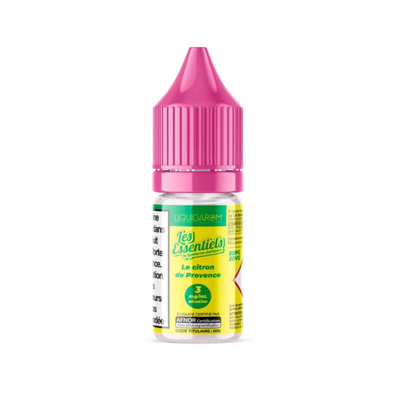 Pack 5 E-liquides Le Citron de Provence 10 ml - Les Essentiels - Liquidarom