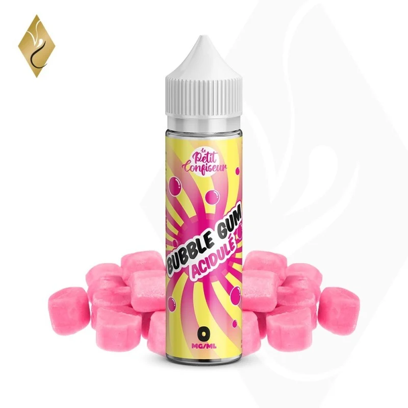 E-liquide Bubble Gum acidulé 50ml - Le Petit Confiseur