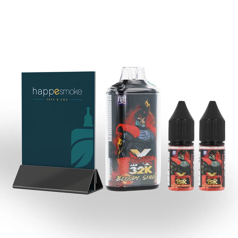 KIT PUFF MAISON FUEL X ASPIRE - XFIGHTER BLOODY SHIGERI 32K 1000MAH