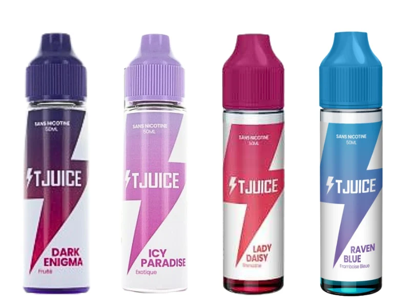4 Eliquides 50 ml - T-Juice