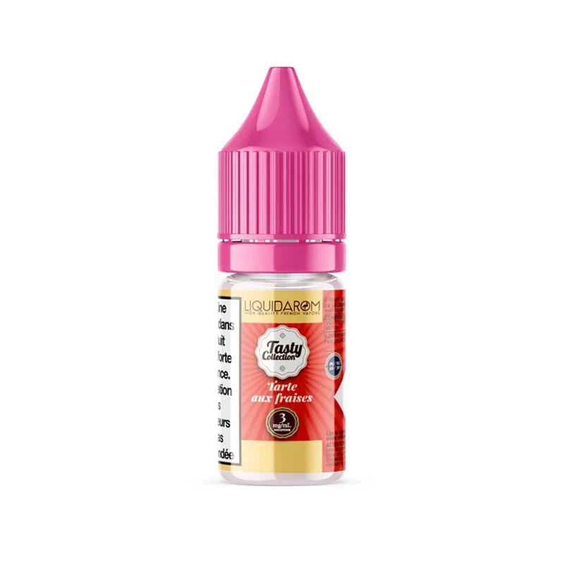 Pack 5 E-liquides Tarte aux Fraises 10ml - Tasty Collection - LiquidArom