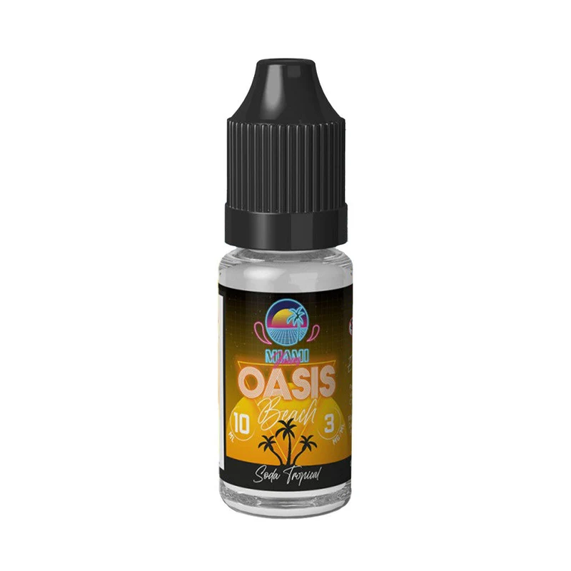 Pack 5 E-liquides Oasis Beach 10ml - Miami Juices