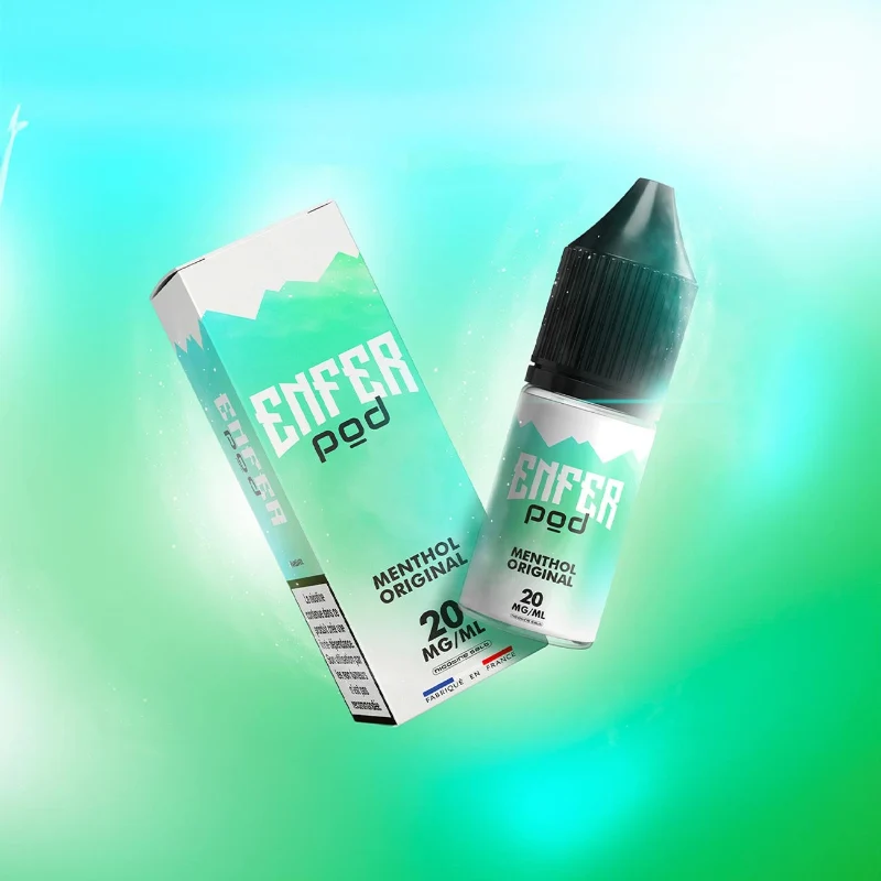 E-LIQUIDE SEL MENTHOL ORIGINAL - ENFER POD