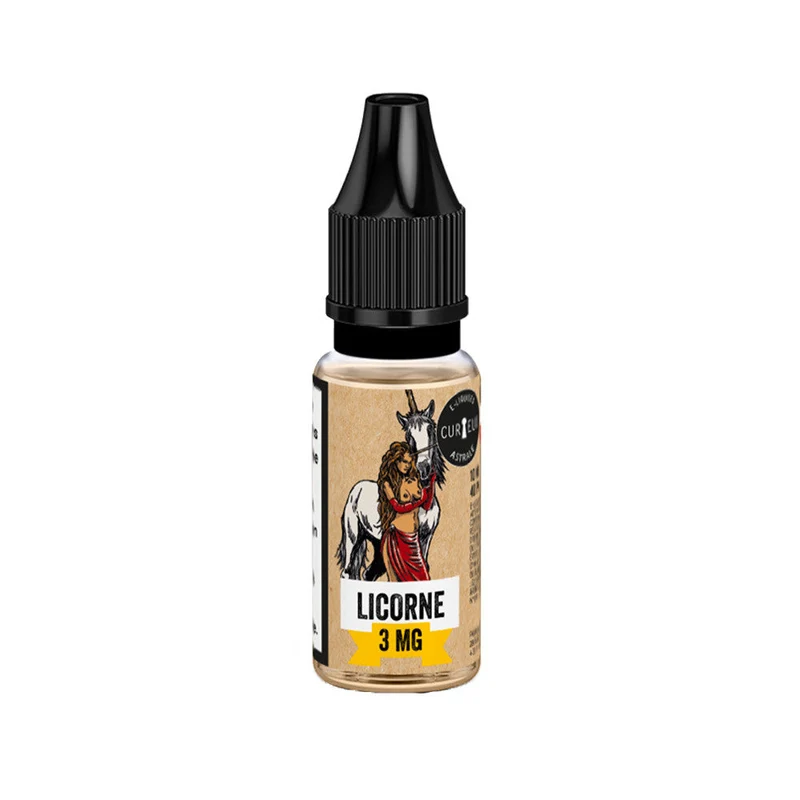 Pack 5 E-liquides Licorne 10ml - Curieux