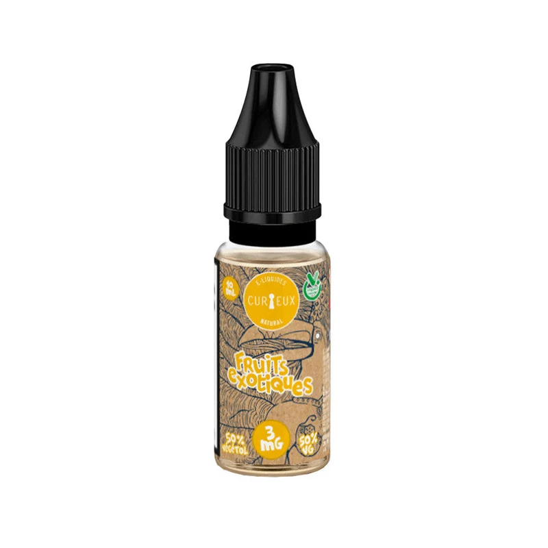Pack 5 E-liquides Fruits Exotiques Natural 10ml - Curieux