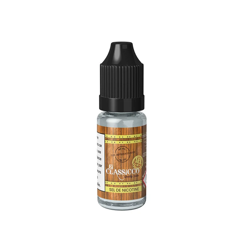 Pack 5 E-liquides El Classicco Sel de Nicotine 10ml - Les Authentiques
