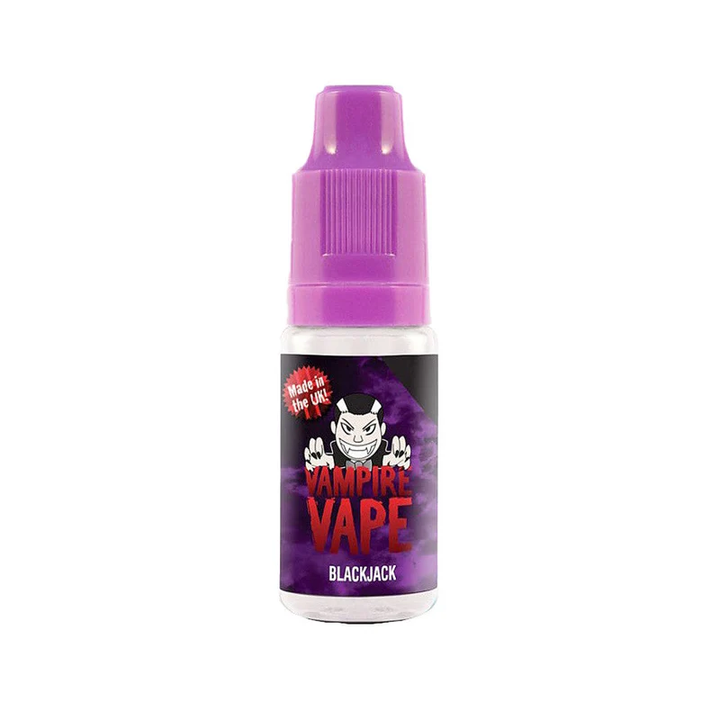 Pack 5 E-liquides Black Jack 10ml - Vampire Vape