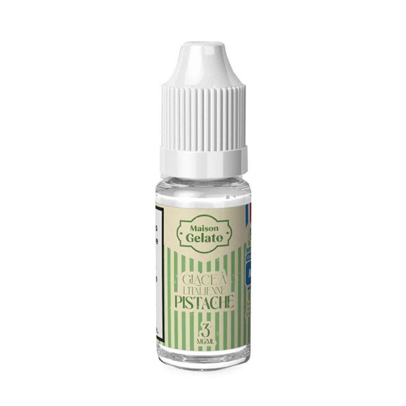Pack 5 E-liquides Glace à l'italienne Pistache 10ml - Maison Gelato