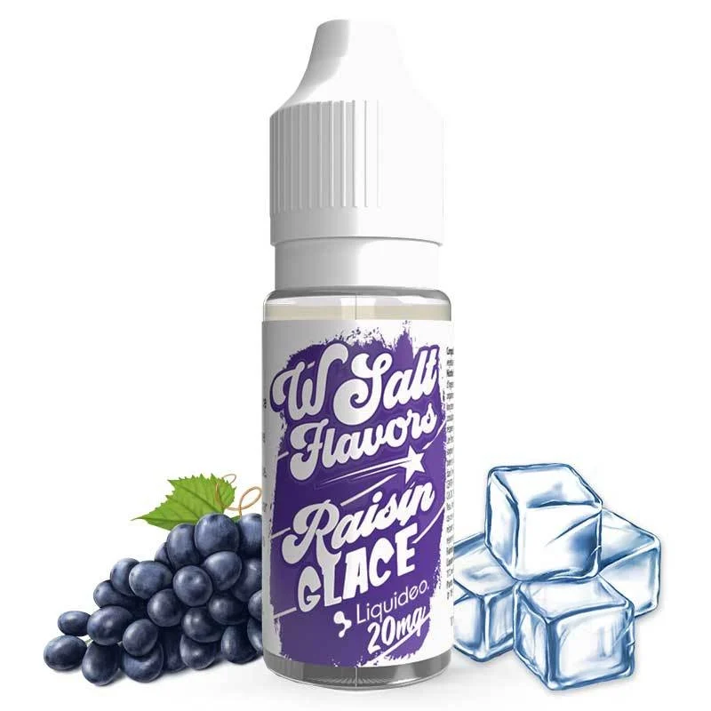 E-liquide Wsalt Raisin glacee - liquideo