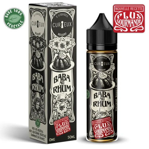 E-liquide Baba au Rhum 50ml Végétol - Curieux