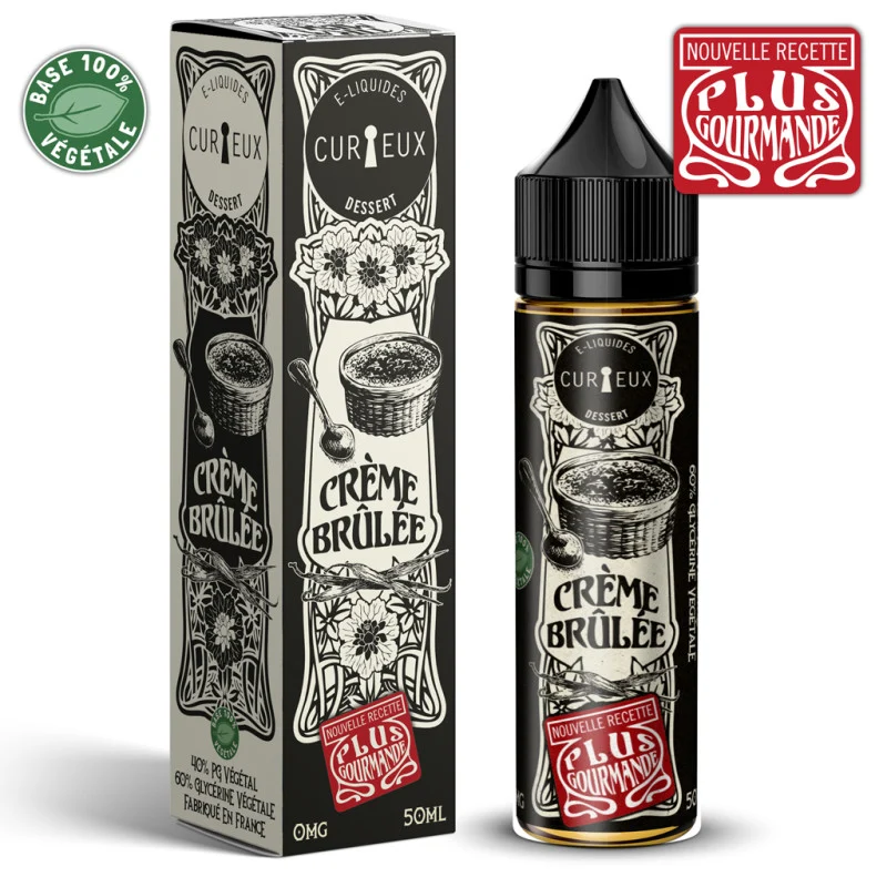 E-liquide Crème Brûlée 50ml Végétol - Curieux