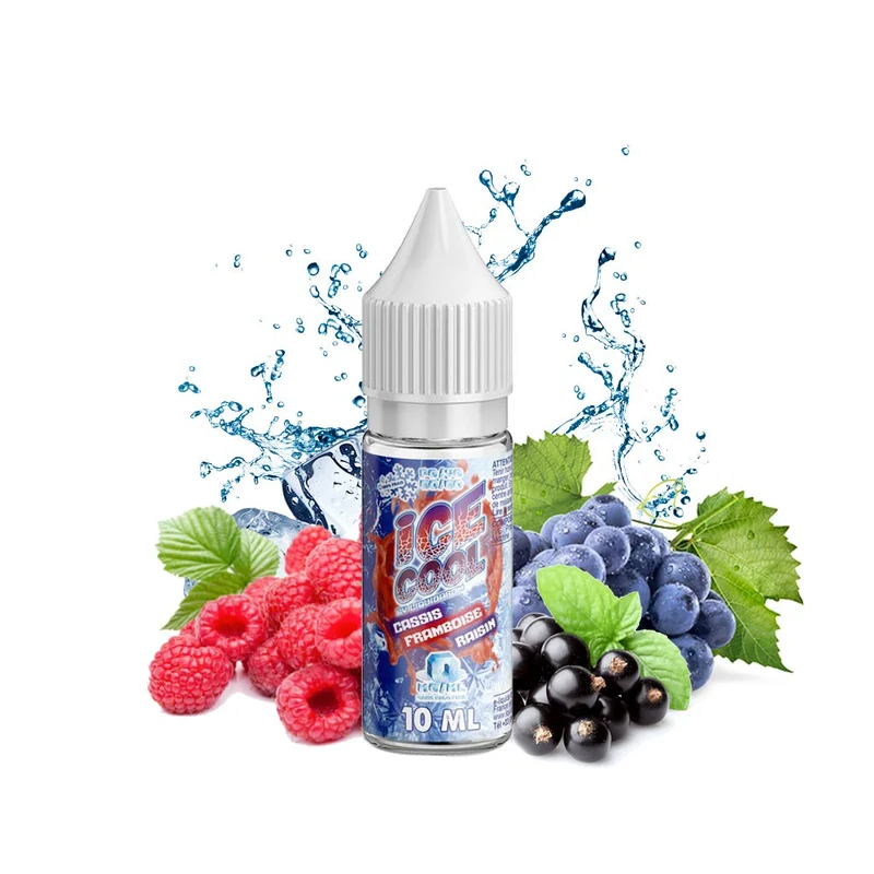 E-liquide Cassis Framboise Raisin - Ice Cool