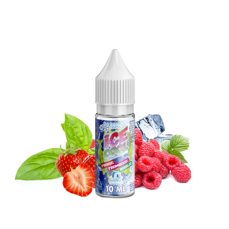 E-liquide Fraise Framboise Basilic - Ice Cool