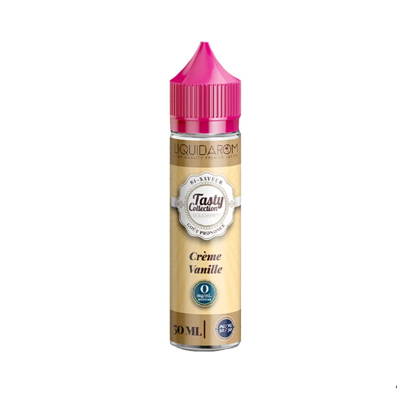 E-liquide Crème Vanille 50ml - Tasty Collection - LiquidArom