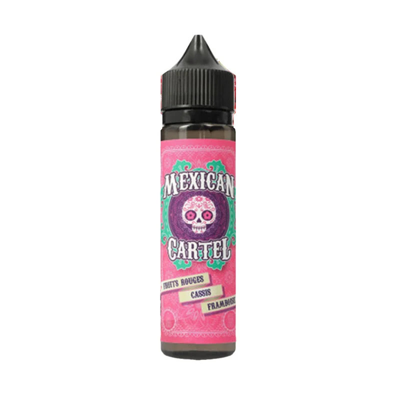 E-liquide Fruits Rouges Framboise Cassis 50ml - Mexican Cartel