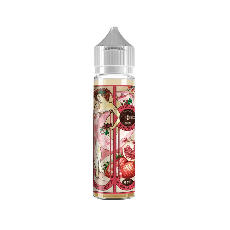 E-liquide Fraise Grenade 50ml - Curieux