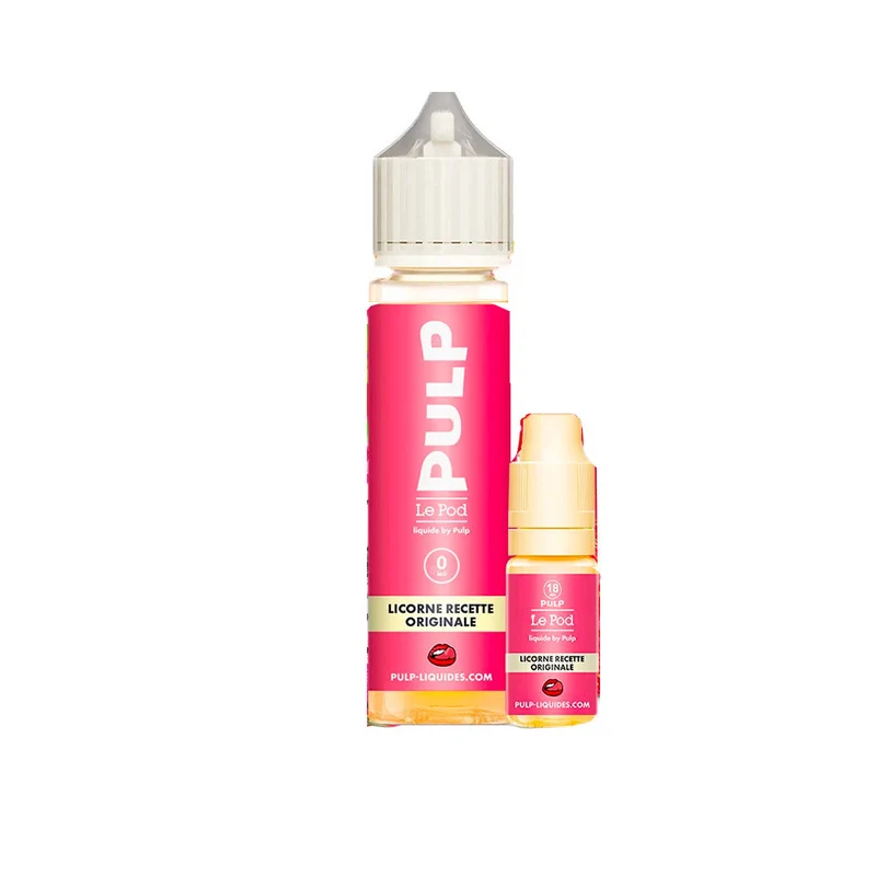 E-liquide Licorne 50ml + Booster 10ml - Pulp