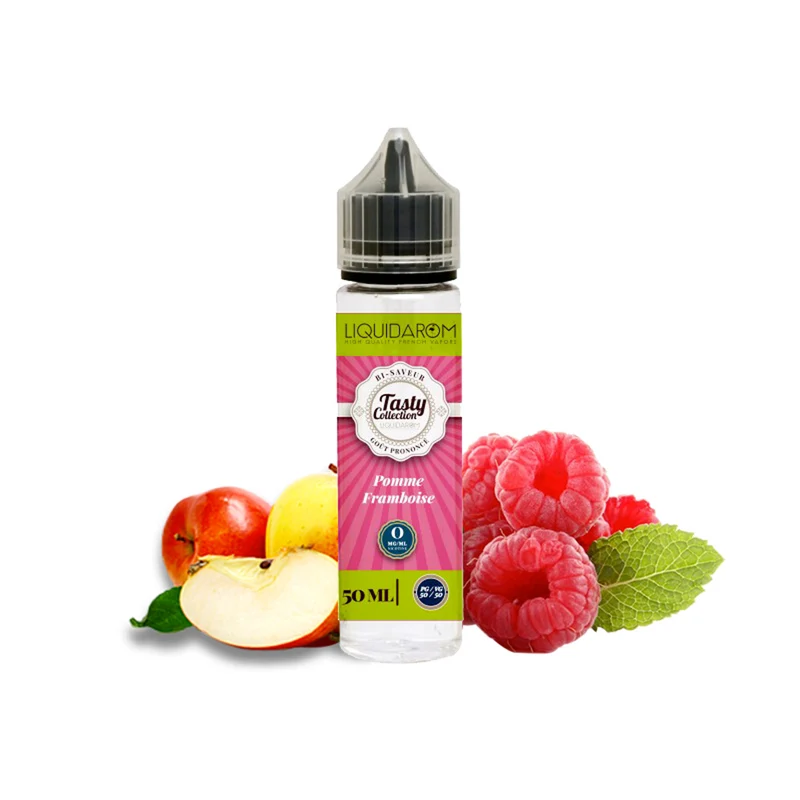 E-liquide Pomme Framboise 50ml - Tasty