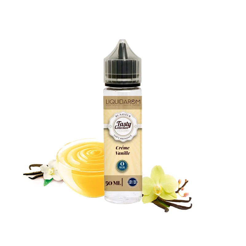 E-liquide Crème Vanille 50 & 100ml - Tasty