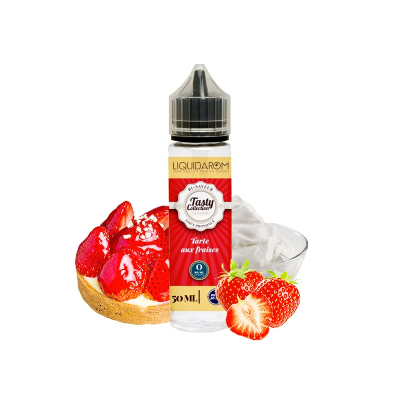 E-liquide Tarte Aux Fraises 50ml - Tasty