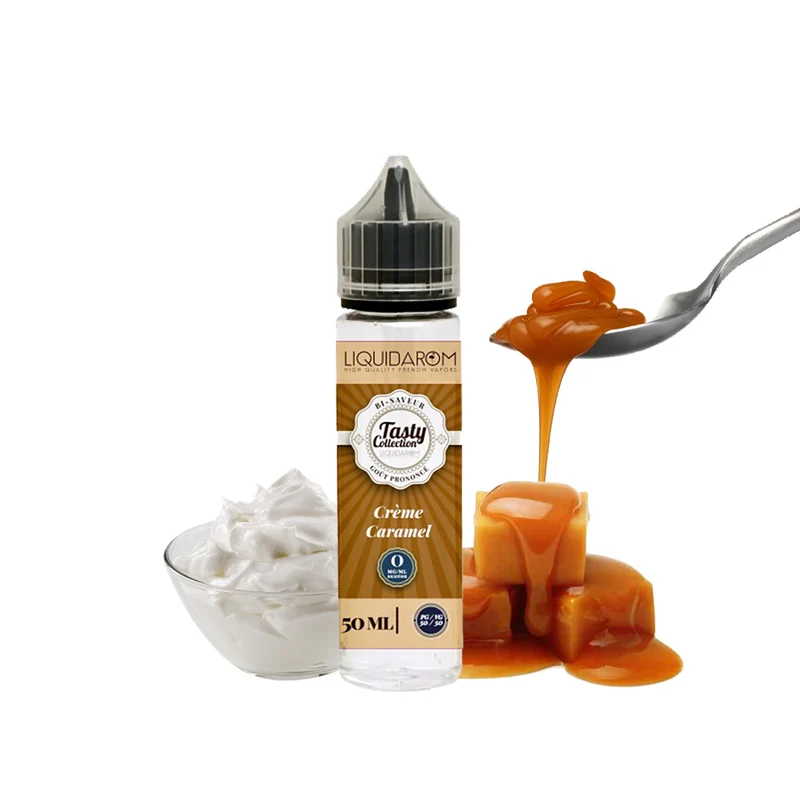 E-liquide Crème Caramel 50ml - Tasty