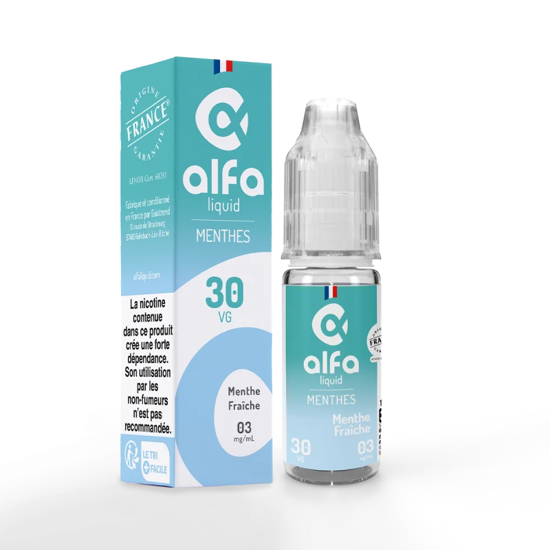 E-liquide Menthe Fraiche - Alfaliquid