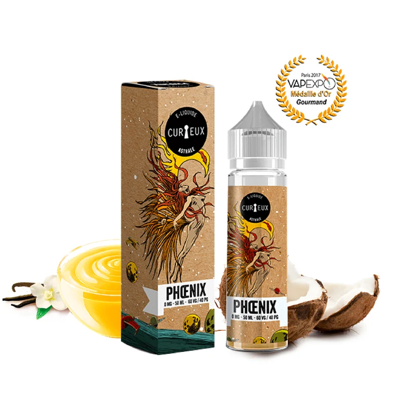 E-liquide Phoenix 50ml - Curieux