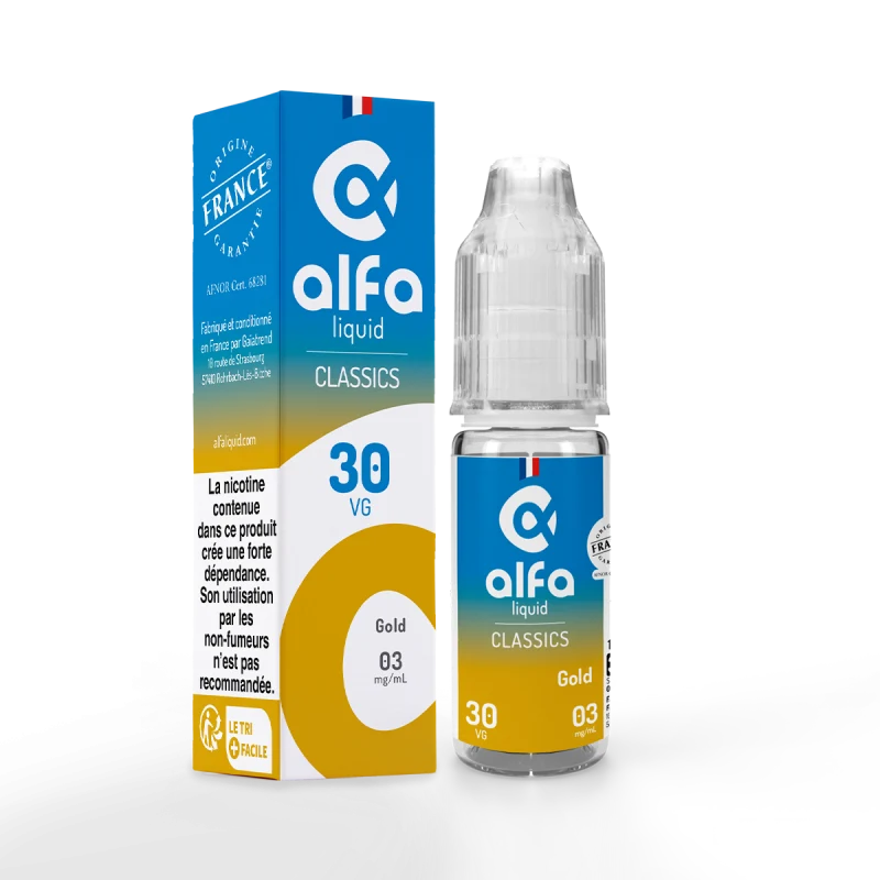 E-liquide Gold - Alfaliquide