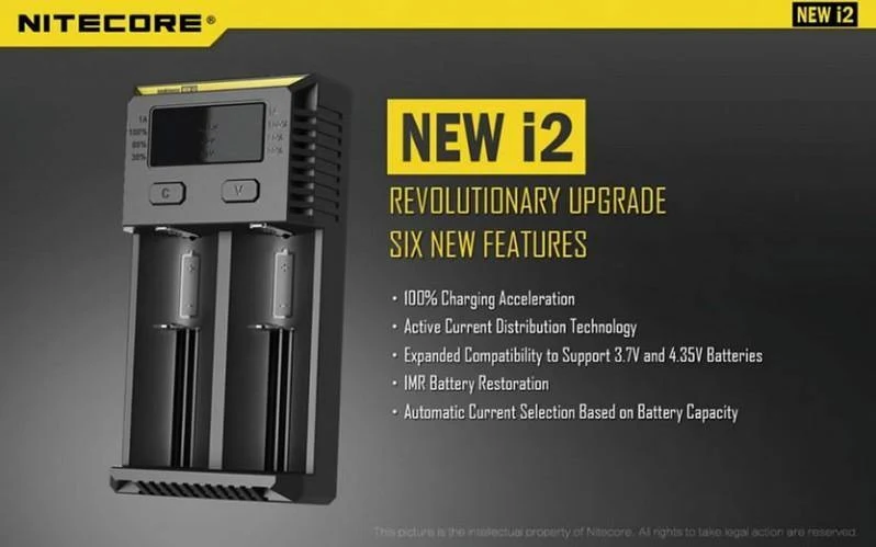 Nitecore NEW i2 Dual Charger