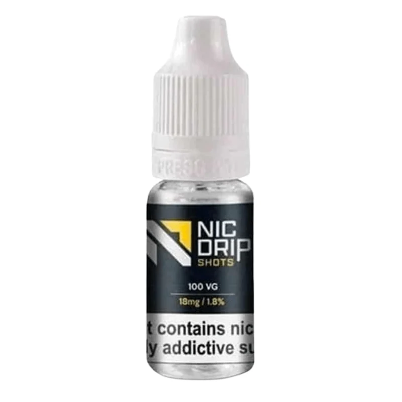 Nic Drip 18mg 100VG 10ml Nic Shot
