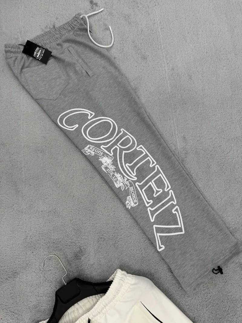 Jogger cortiez gris
