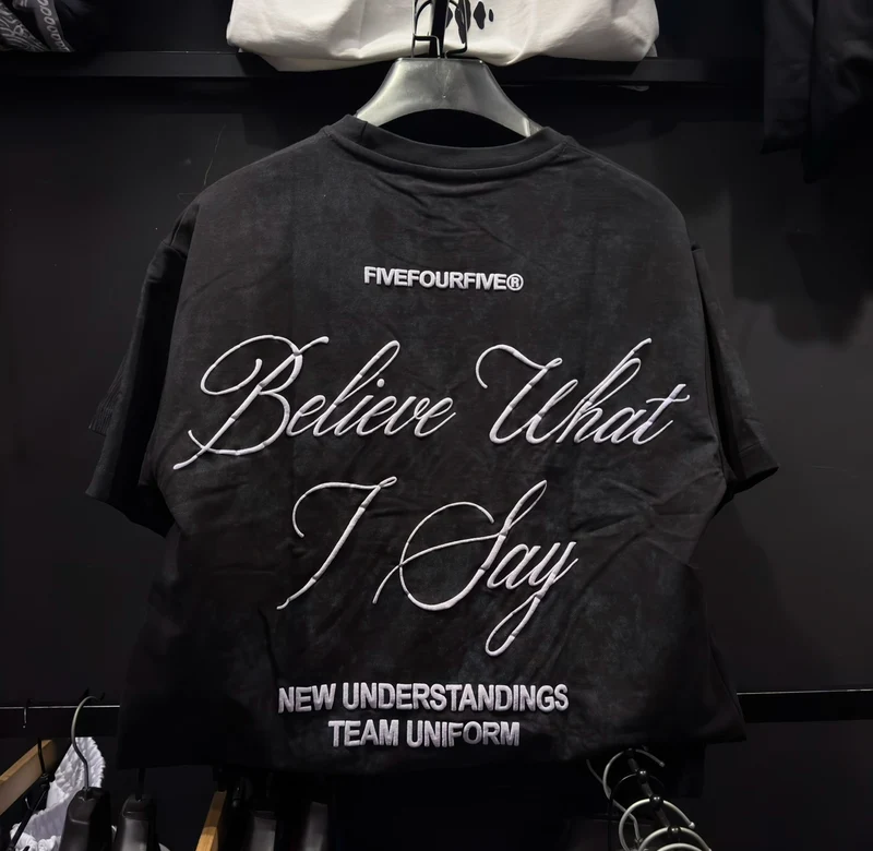 Tshirt Believe Noir