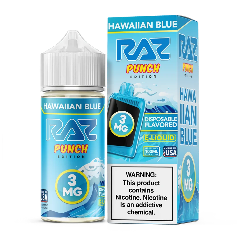 Hawaiian Blue - Pod Juice x RAZ LTX - 100mL