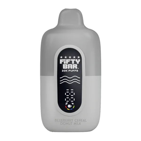 Fifty Bar V2 20K Silver Series Disposable