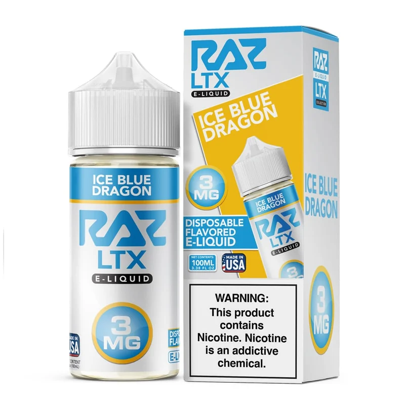 ICE Blue Dragon - Pod Juice x RAZ LTX - 100mL