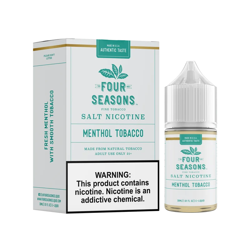 Menthol Tobacco SALT - Four Seasons - 30mL