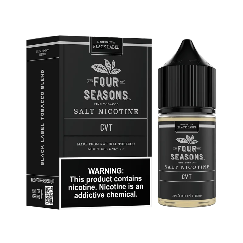 Custard Vanilla Tobacco (CVT) SALT - Four Seasons - 30mL