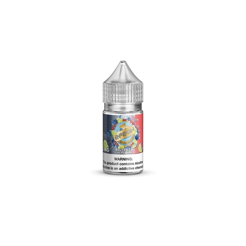 RFRSH Blue Razz Cherry Lime SALT - North Shore Vapor - 30mL