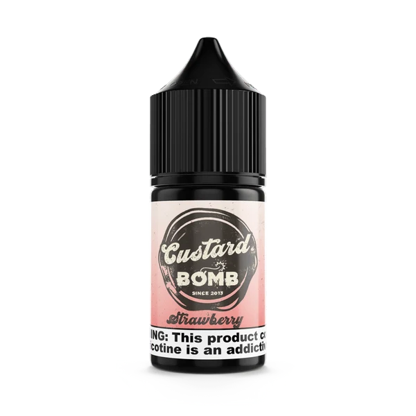 Strawberry SALT - Custard Bomb - 30mL