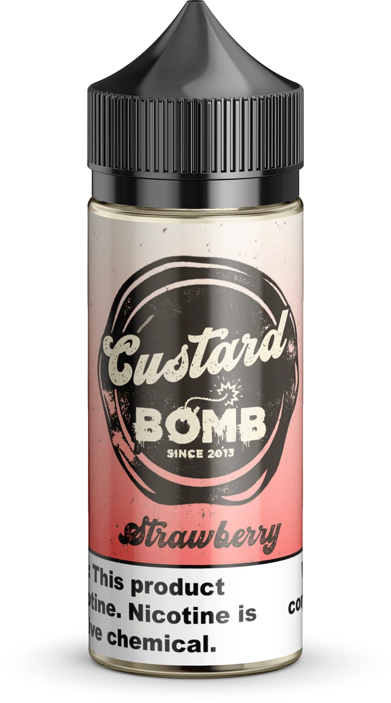 Strawberry - Custard Bomb - 100mL
