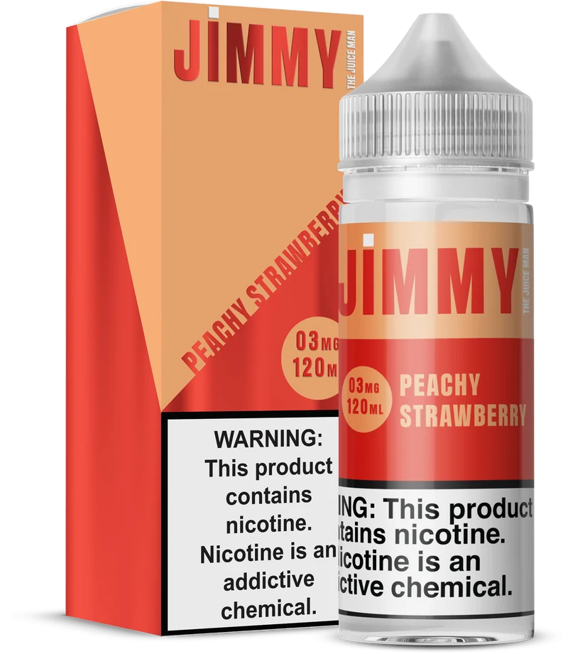 Peachy Strawberry - Jimmy The Juice Man - 120mL