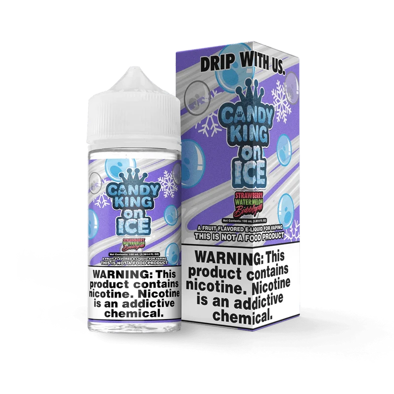 Strawberry Watermelon Bubblegum on ICE - Candy King on ICE - 100mL