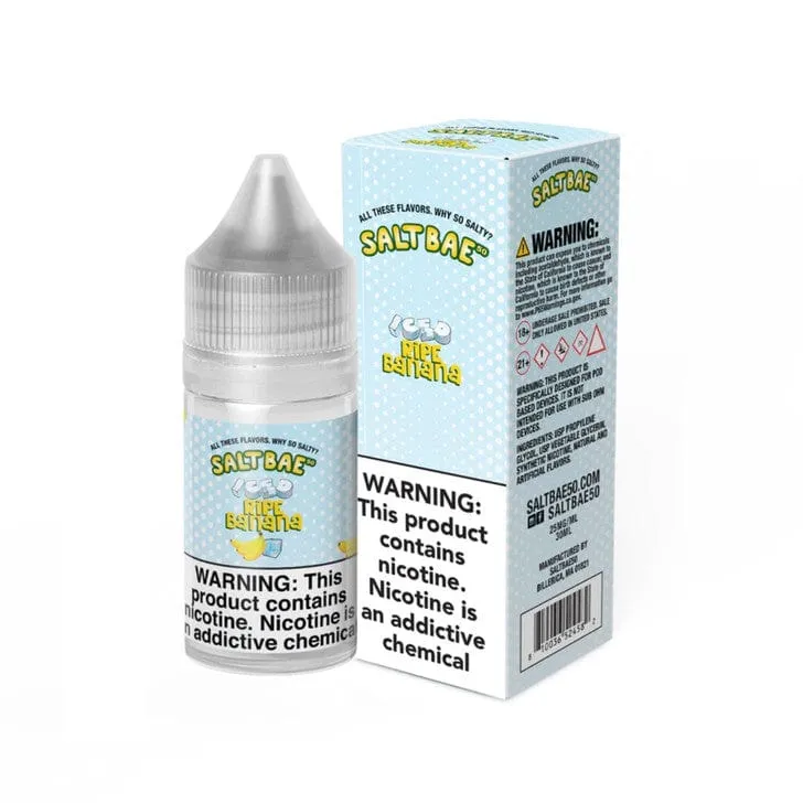 ICED Ripe Banana SALT - Salt Bae 50 - 30mL