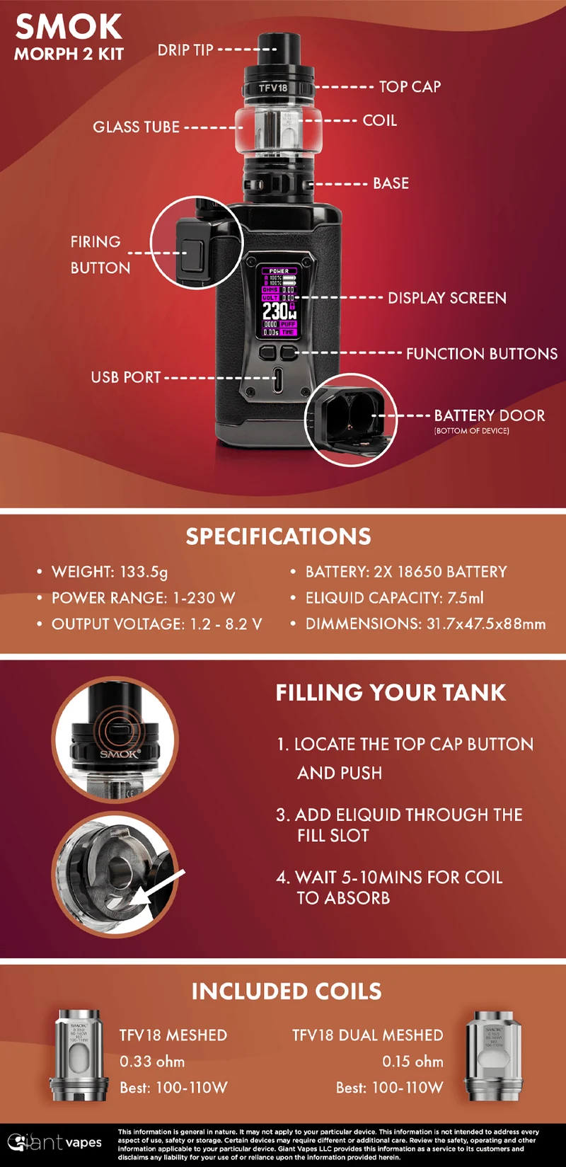 SMOK Morph 2 230W Starter Kit