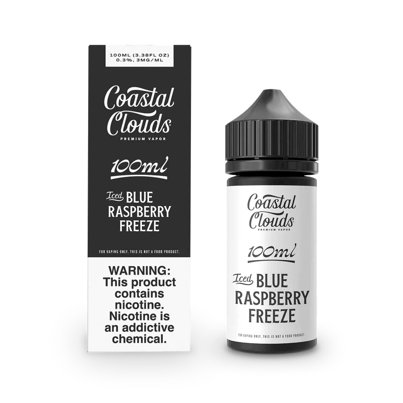 ICED Blue Raspberry FREEZE - Coastal Clouds - 100mL