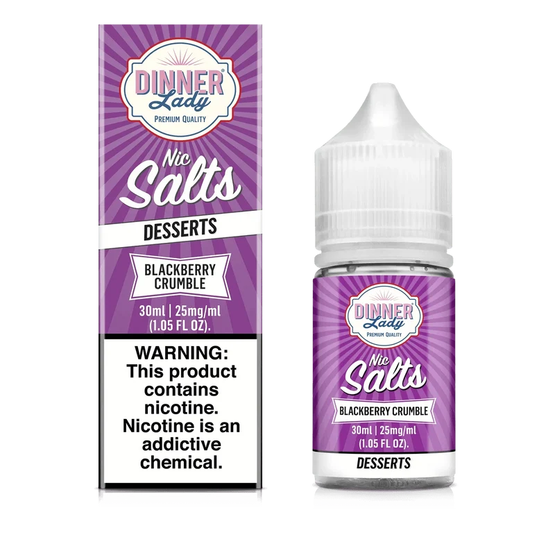Blackberry Crumble SALT - Dinner Lady - 30mL
